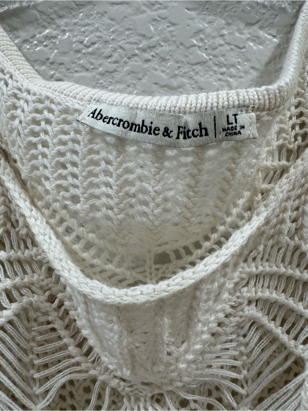 Abercrombie & Fitch Cream Crochet Dress - Picture 4 of 5